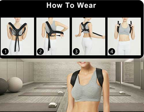   how to wear Posture Corrective Therapy Back Brace