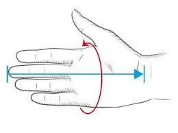 measuring glove size