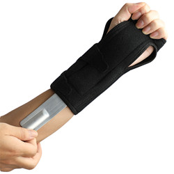 Take out the metal of the custom wrist brace