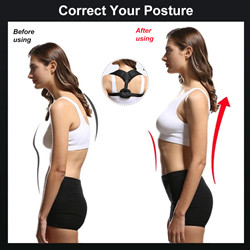 Corrective posture back brace