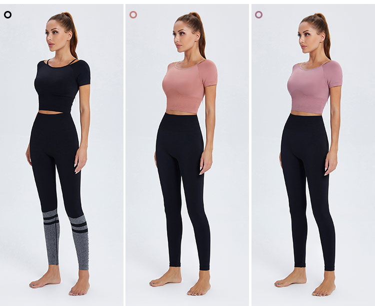 Seamless Short Sleeve Yoga Top