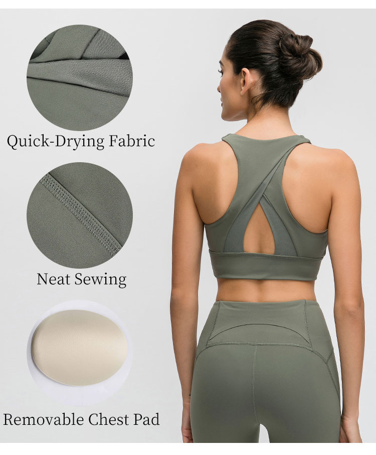 Triangle Hollow Back Gathers Yoga Underwear