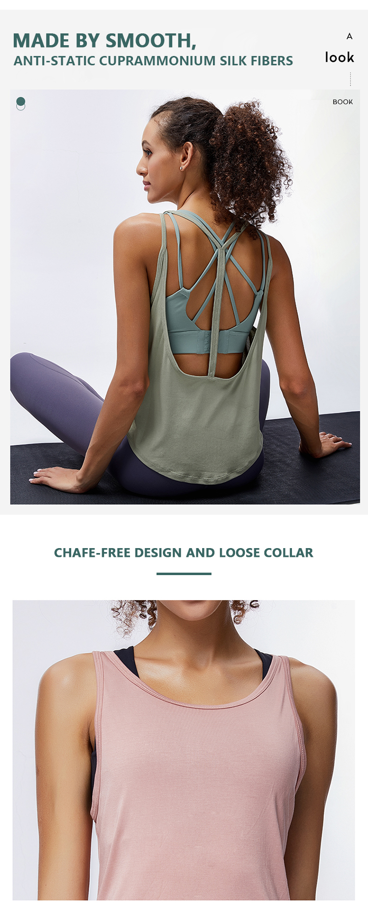 Open Back Yoga Tops