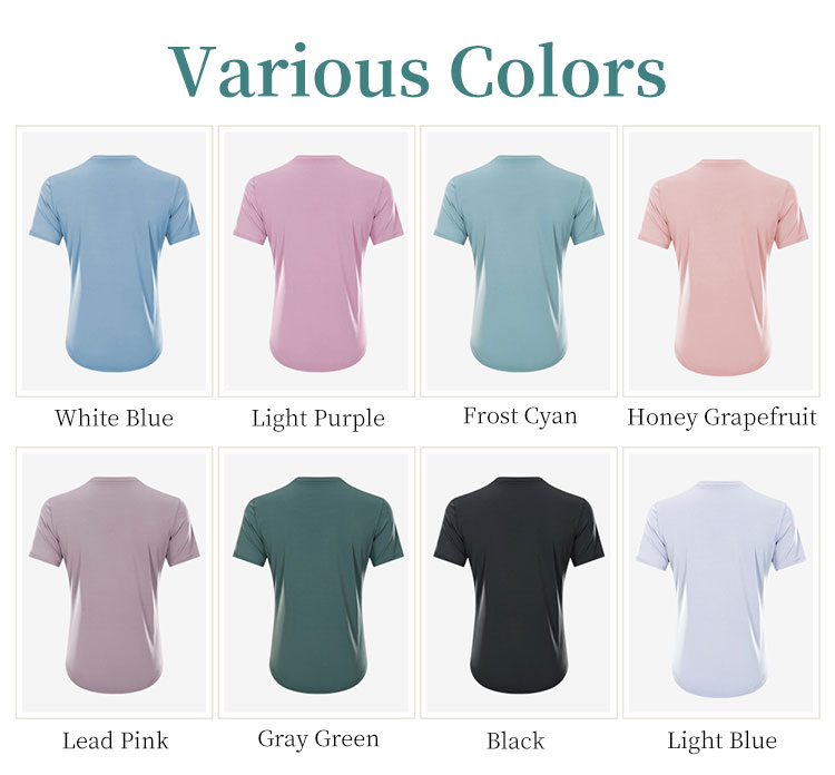 Breathable Yoga Short Sleeve For Women