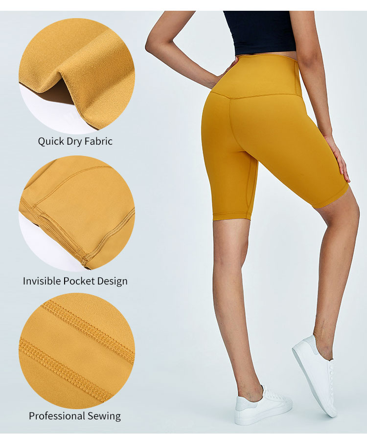 High Waist Yoga Shorts