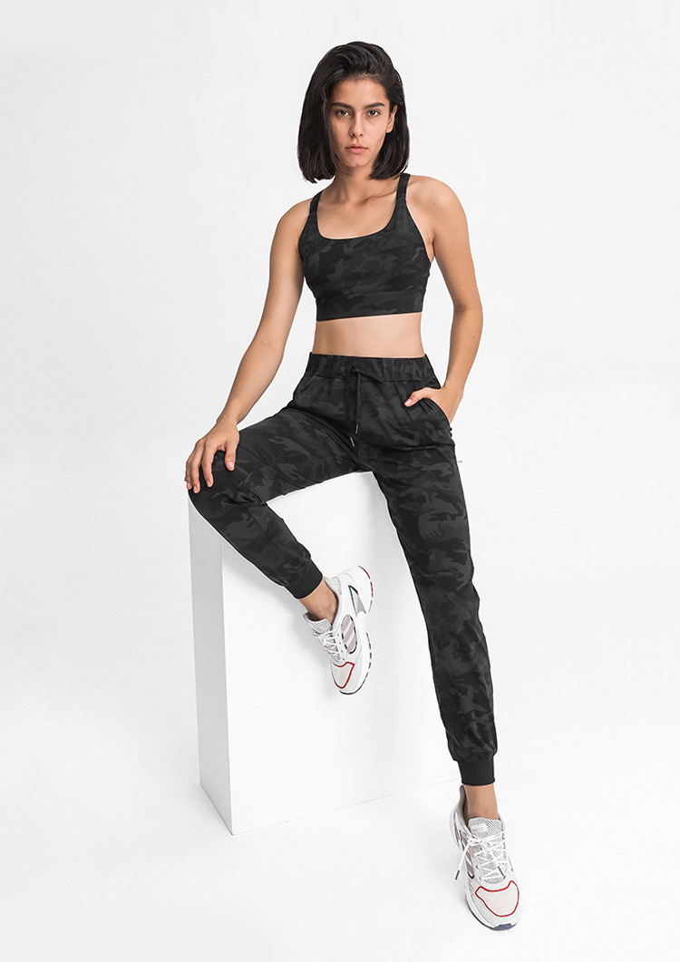 Loose Drawstring Yoga Pants With Pockets