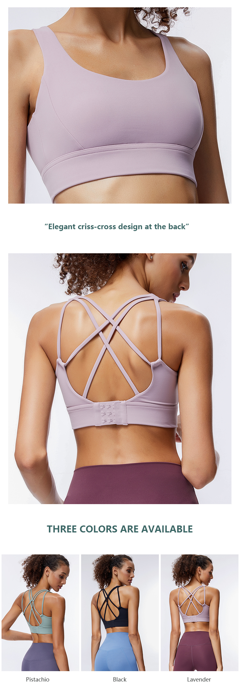 Yoga sports bra