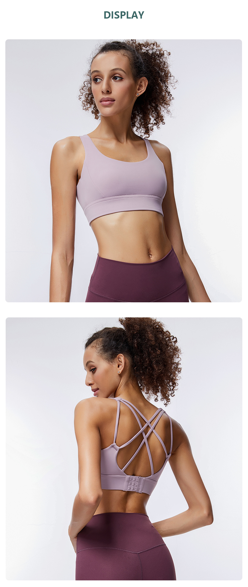 Supportive backless bra