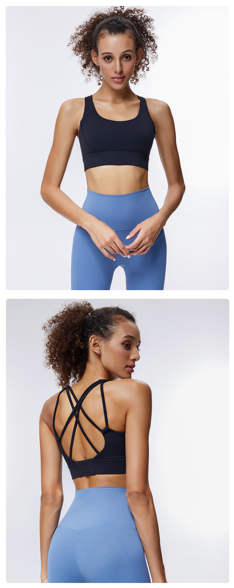 Breathable sports bra