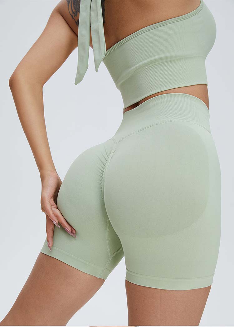 Seamless Backless Yoga Set