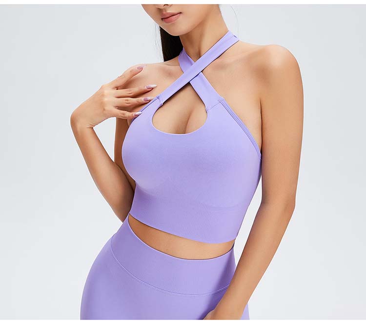 Seamless Backless Yoga Bra