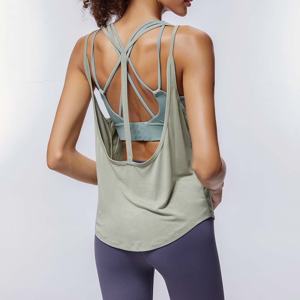 Open Back Yoga Top