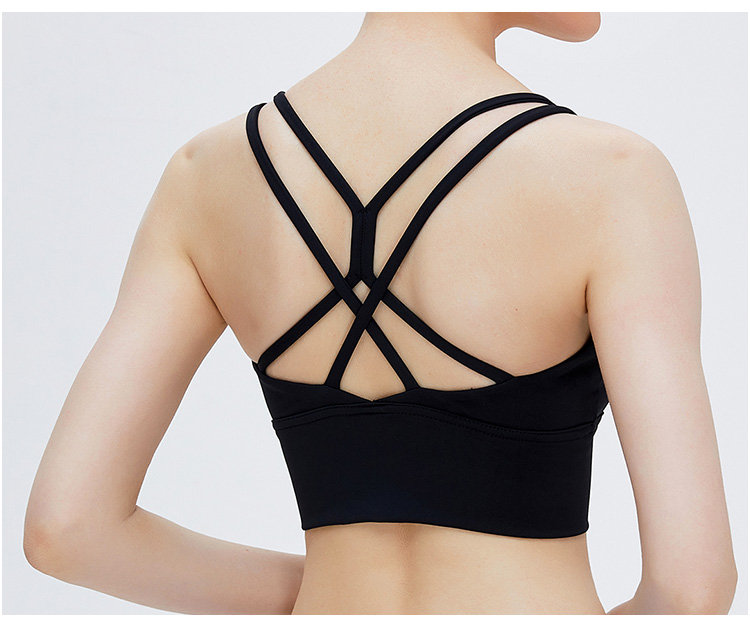 U-neck Cross Back Sports Bra